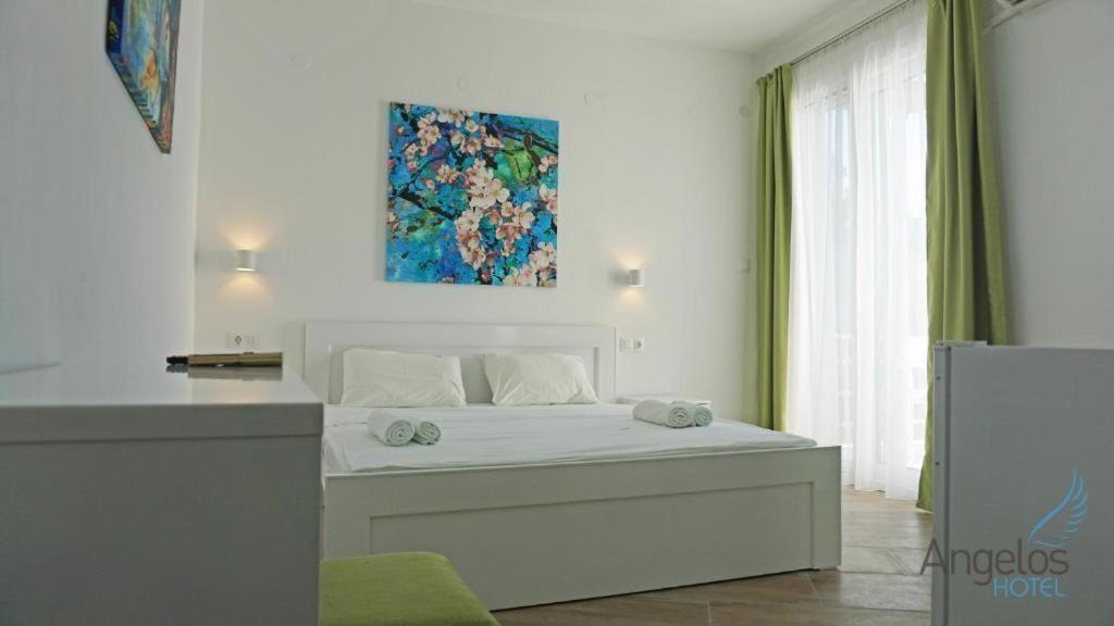 Angelina Hotel Ormos Panagias Bagian luar foto