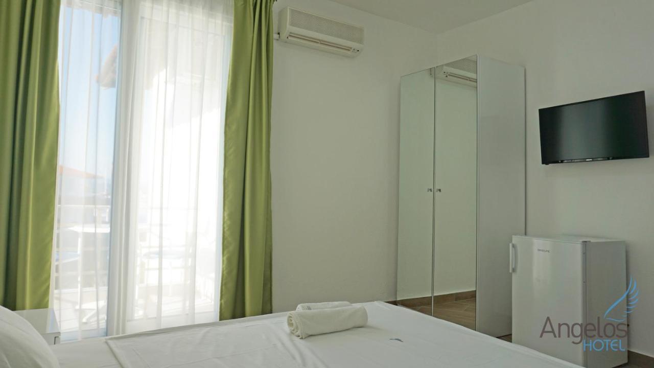 Angelina Hotel Ormos Panagias Bagian luar foto