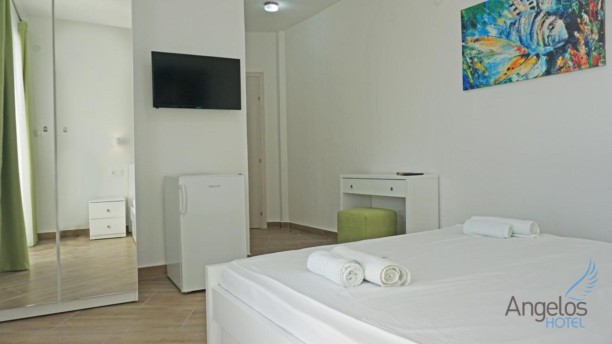Angelina Hotel Ormos Panagias Bagian luar foto