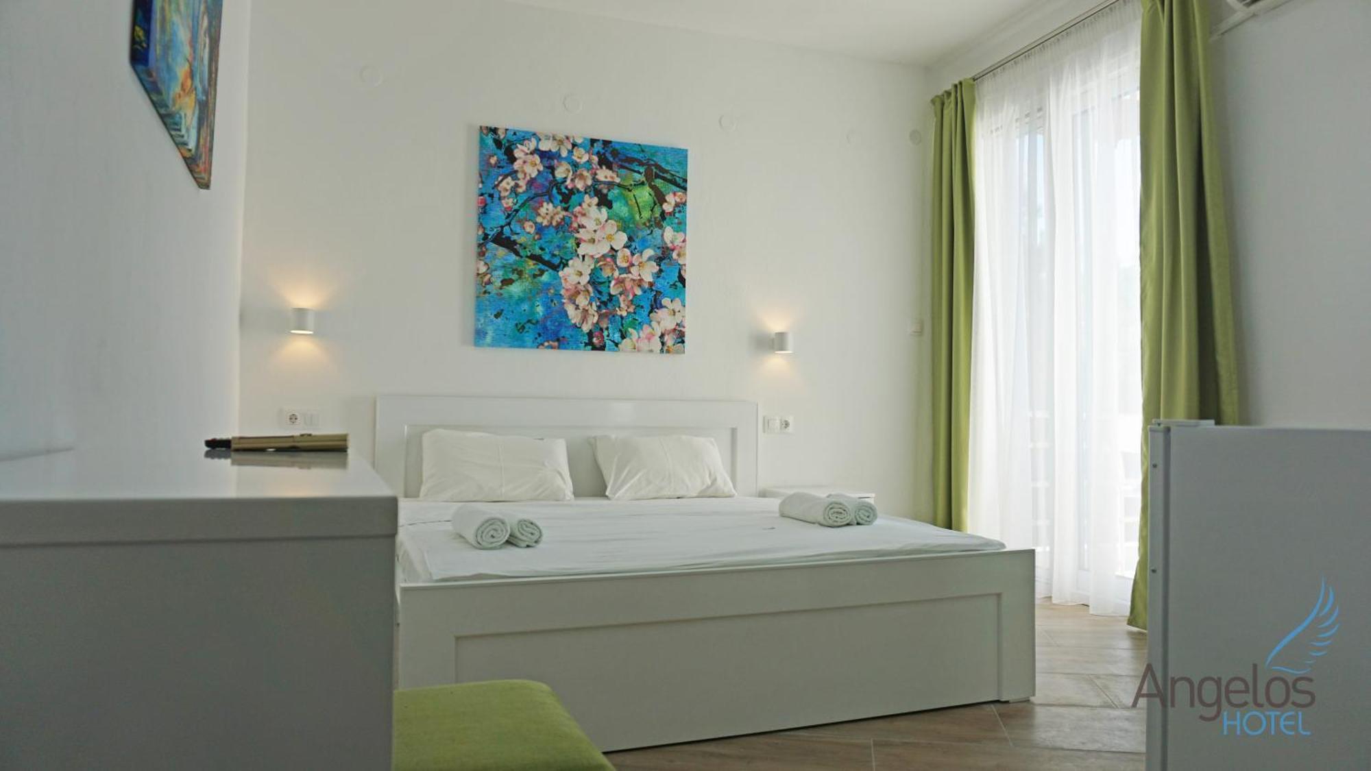 Angelina Hotel Ormos Panagias Bagian luar foto