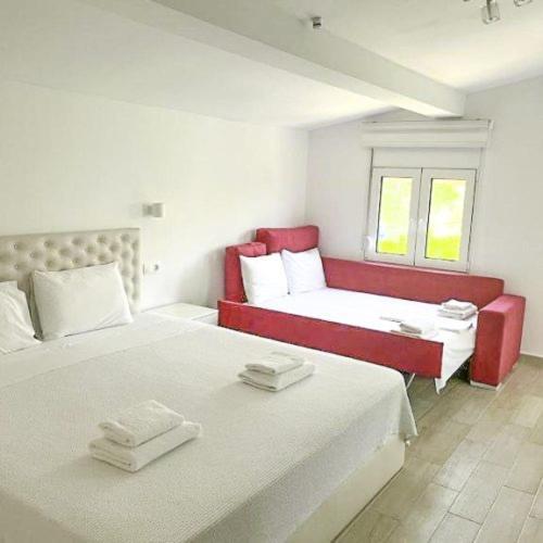 Angelina Hotel Ormos Panagias Bagian luar foto