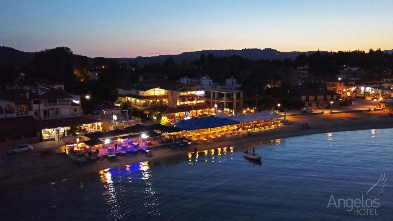 Angelina Hotel Ormos Panagias Bagian luar foto