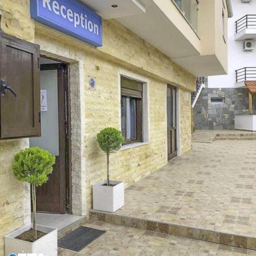 Angelina Hotel Ormos Panagias Bagian luar foto