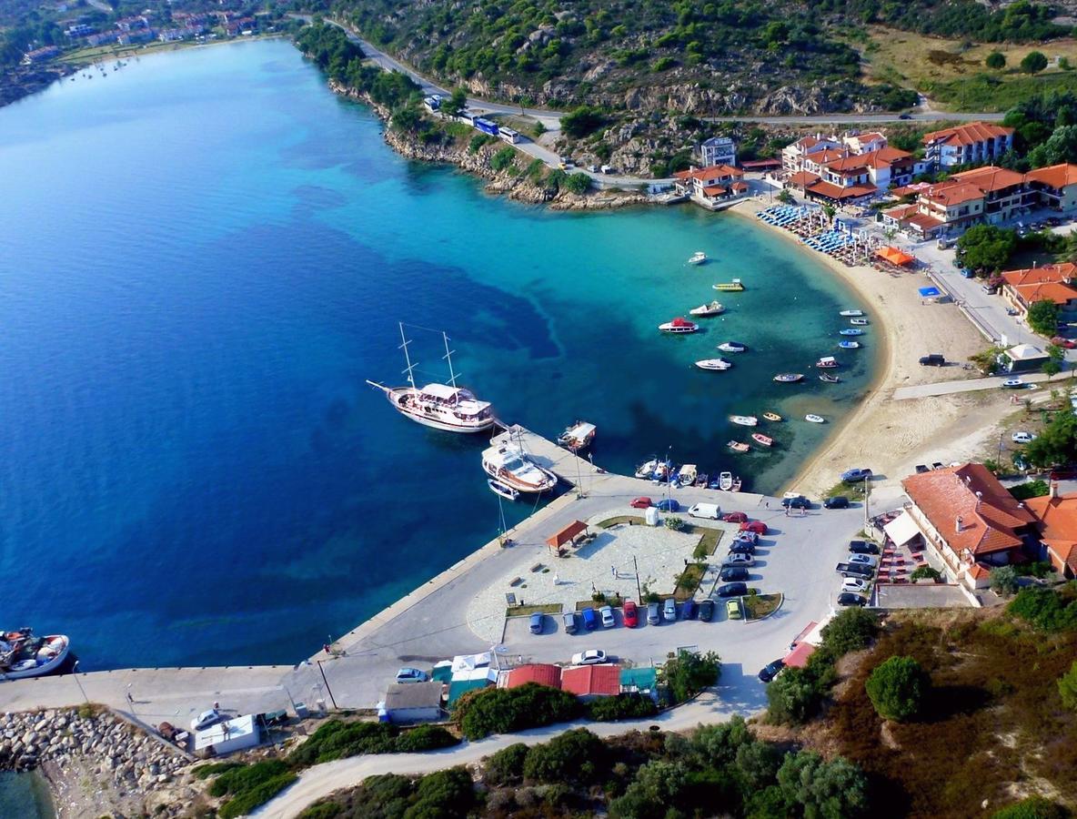 Angelina Hotel Ormos Panagias Bagian luar foto